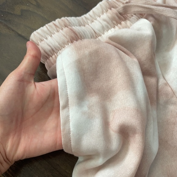 NWT Ardene Pink Tie Dye Wide Leg Joggers/Pants - Picture 11 of 13